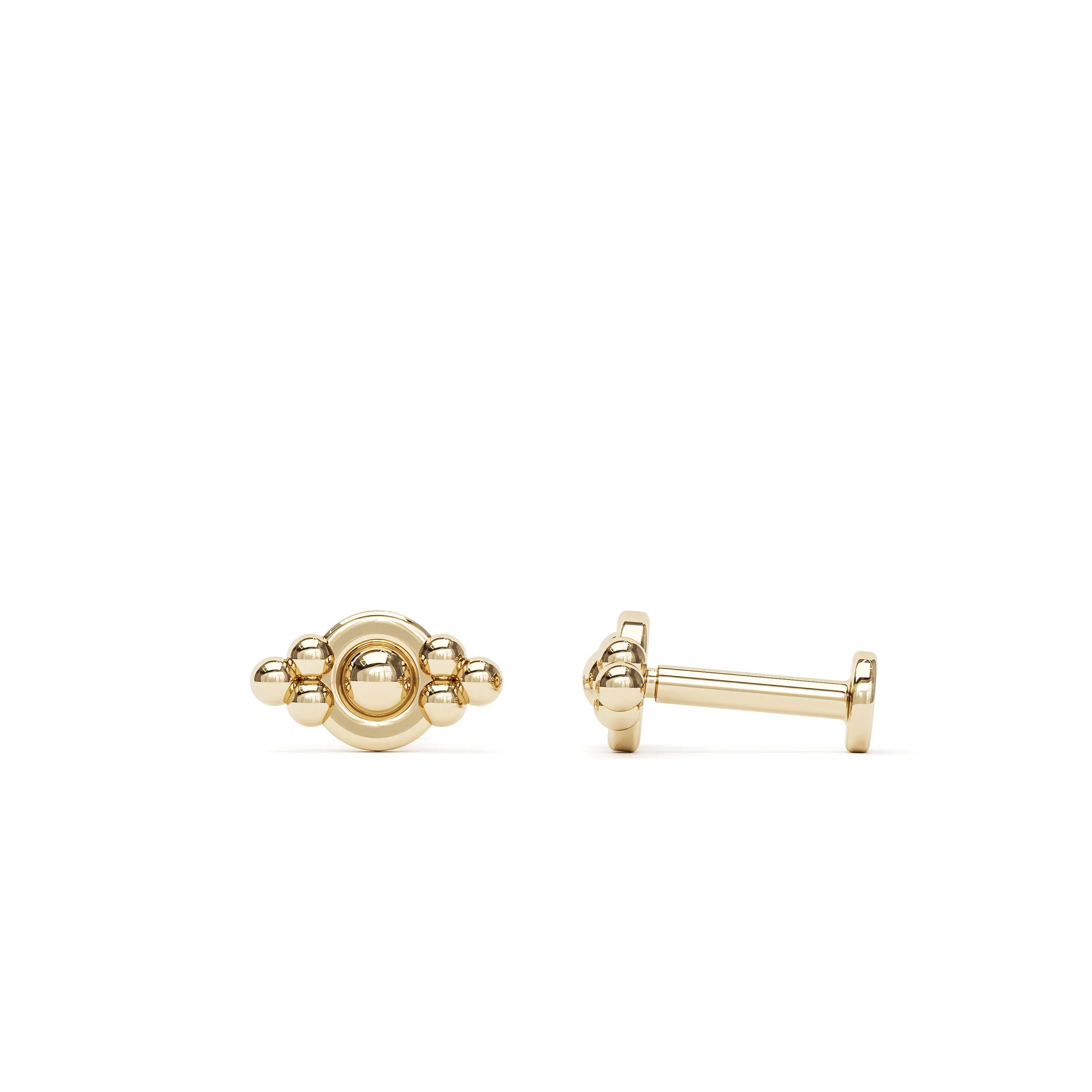 14K Gold Granule Stud