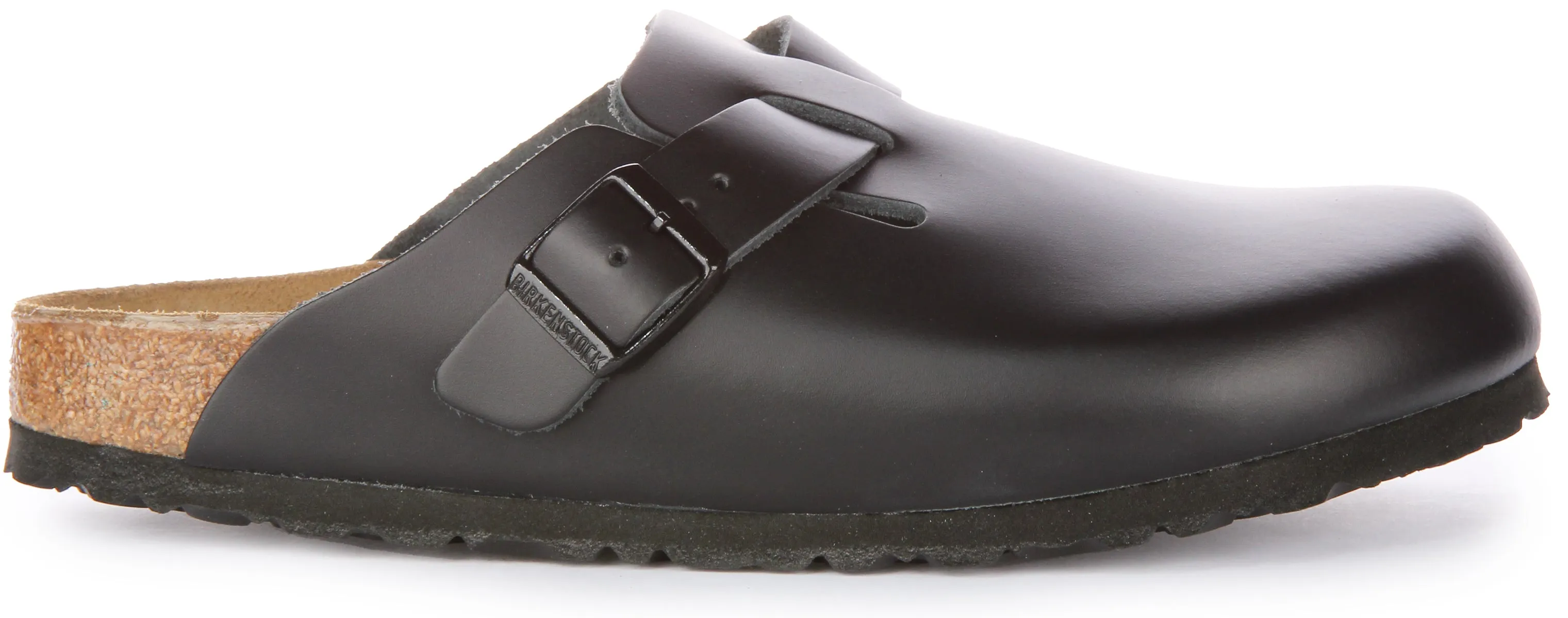 Birkenstock Boston Bs In Black | Narrow Fit