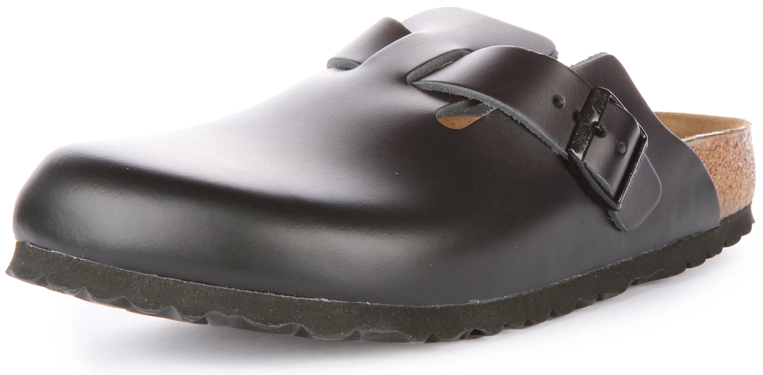 Birkenstock Boston Bs In Black | Narrow Fit