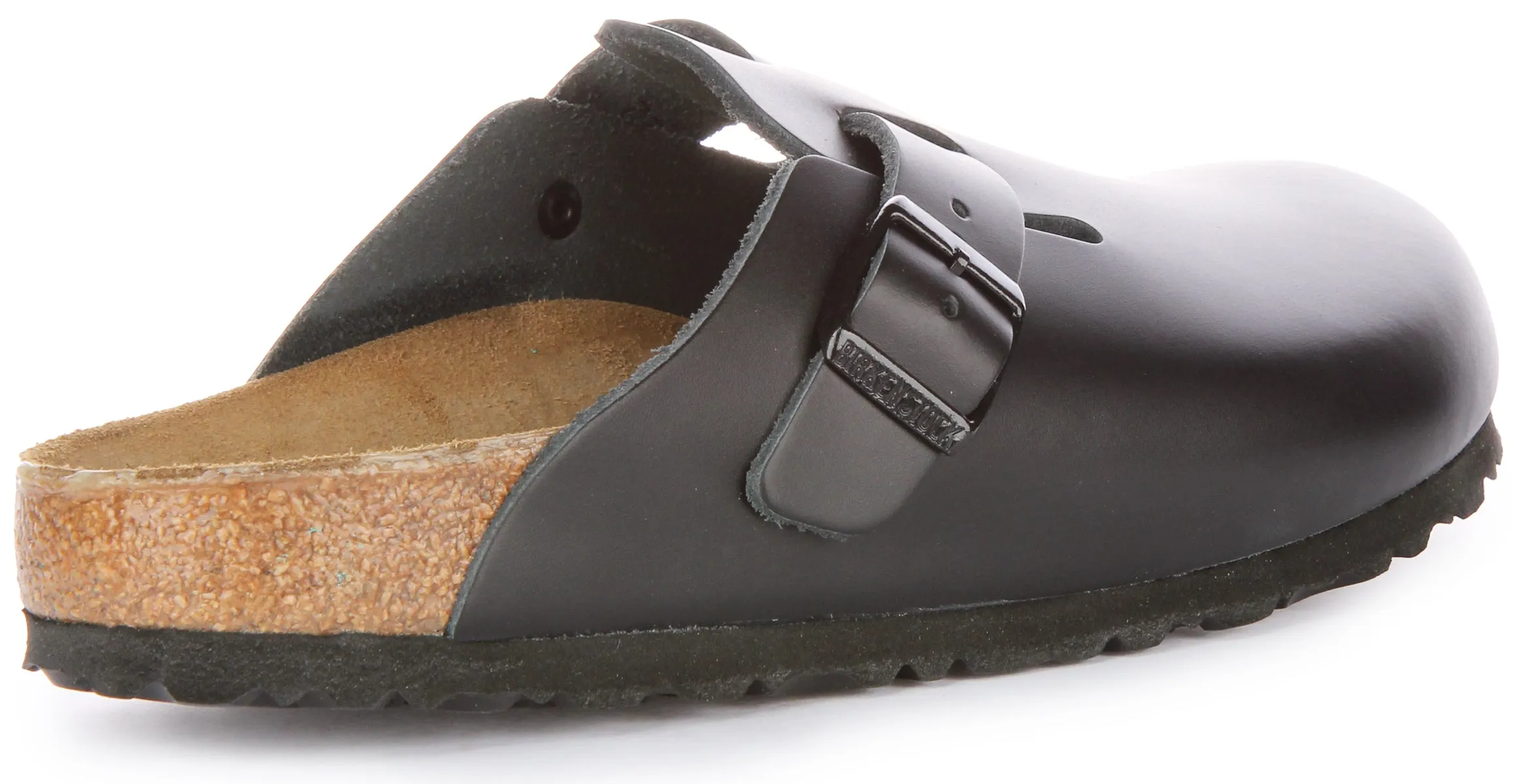 Birkenstock Boston Bs In Black | Narrow Fit