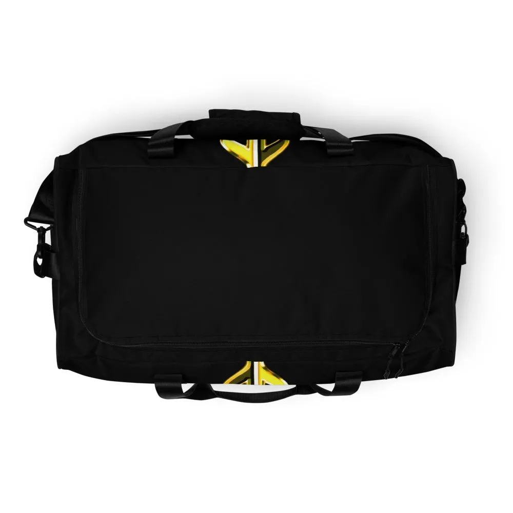 Black & Gold Duffle Bag