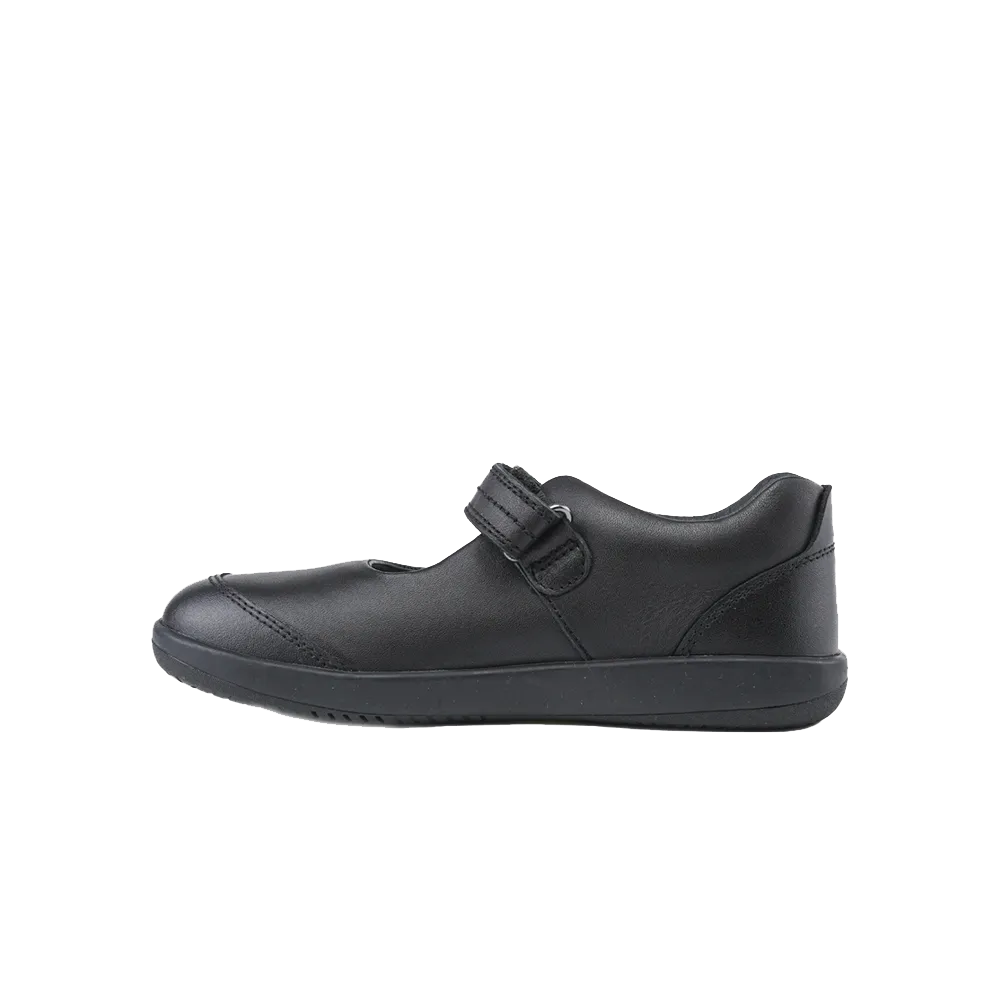 Bobux Kid  Quest Black School Shoe