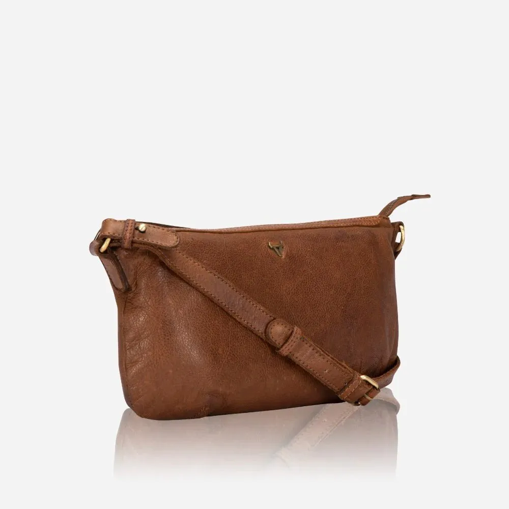 Brando Winslet Ladies Crossbody East West | Cognac