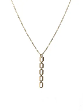 Brick Link Slip Necklace