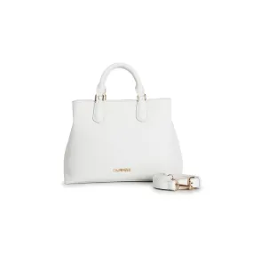 CafèNoir Boston bag in white saffiano effect material C3JV0075 W001