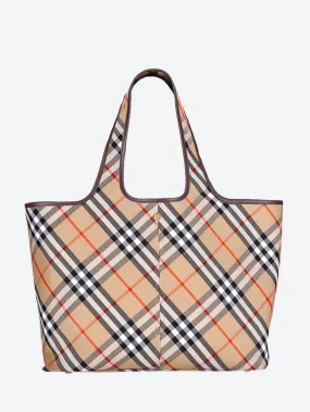 Check tote bag