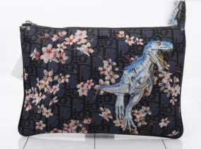 CHRISTIAN DIOR Homme X Hajime Sorayama Dinosaur Robot Clutch Bag