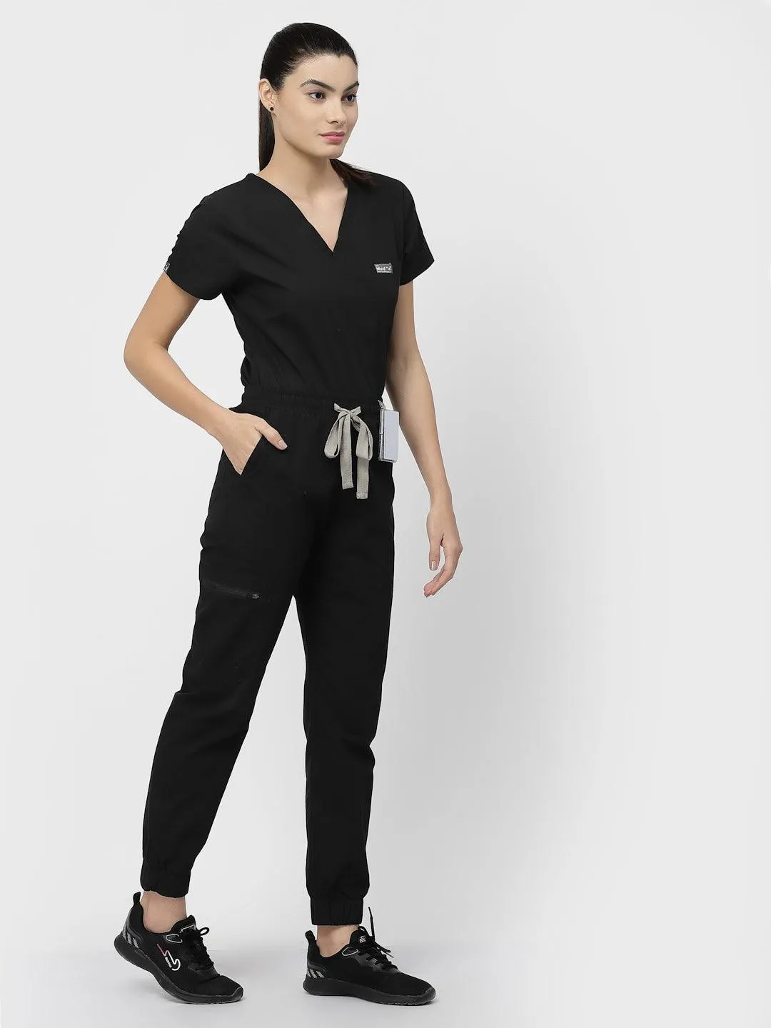 Classic Jogger Pant Scrub - (Black) (Women's)