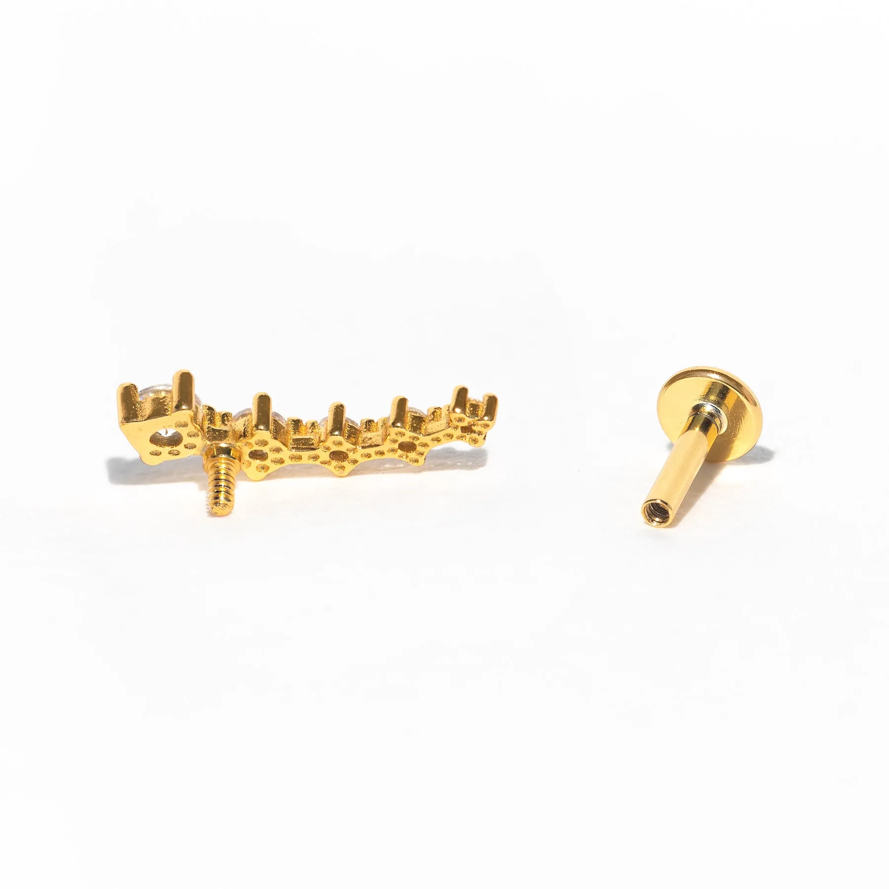 Estella Ear Crawler Flat Back Earring