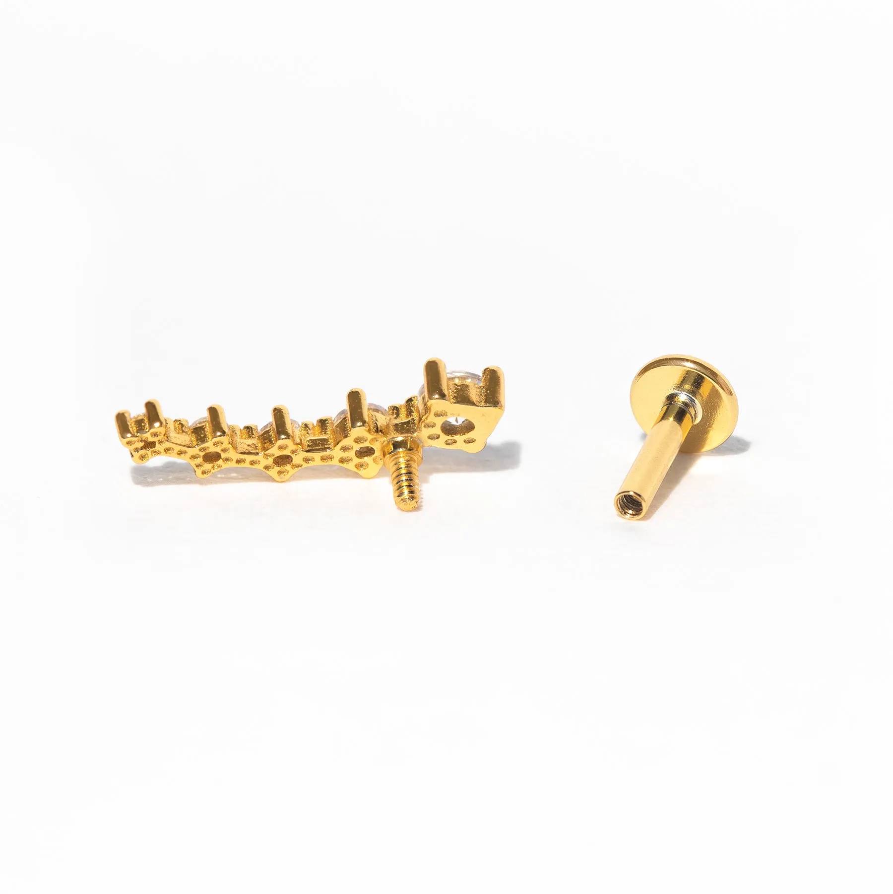 Estella Ear Crawler Flat Back Earring