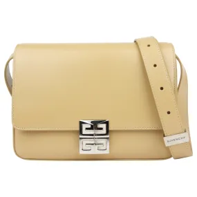 Givenchy Beige Cappuccino Smooth Box Calf 4G Shoulder Bag