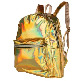 Gold Shiny Backpack