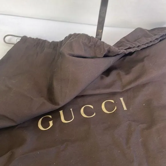 GucciVintageTan Logo Cross Body Bag