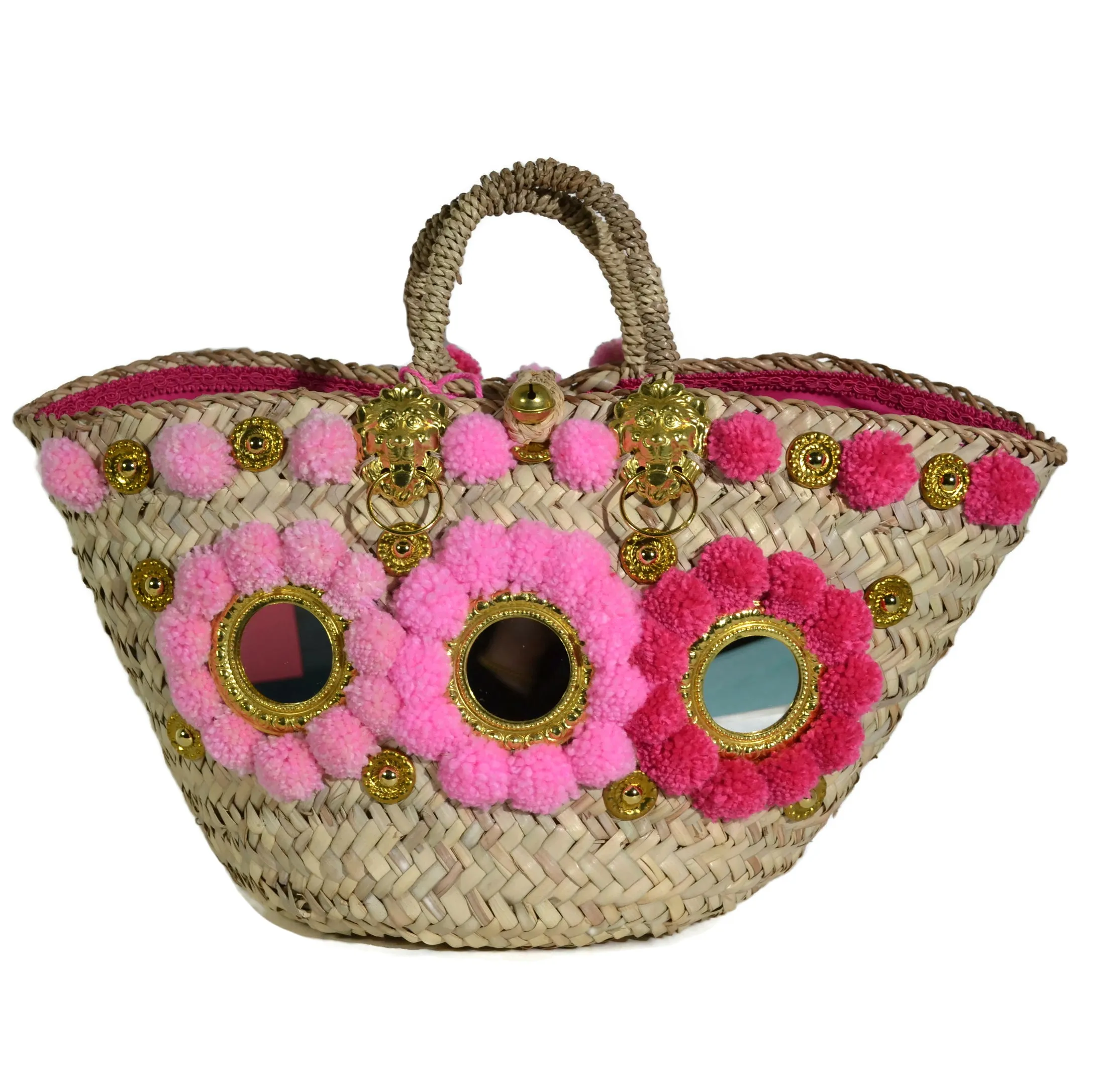 La Siciliana Bag - Coffa Paglia - Green, Red, Blue, Pink