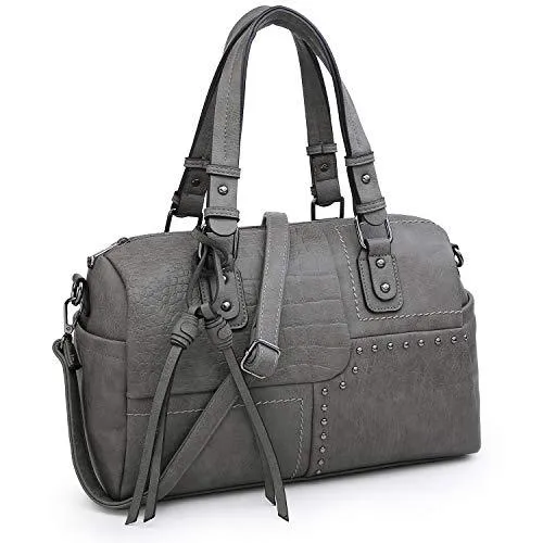 Large Women's Barrel Handbag Top-handle Tote Work Travel with Long Strap l Dasein