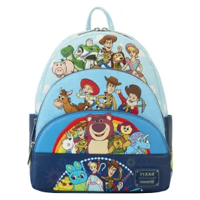 Loungefly Pixar Toy Story Movie Collab Triple Pocket Mini Backpack