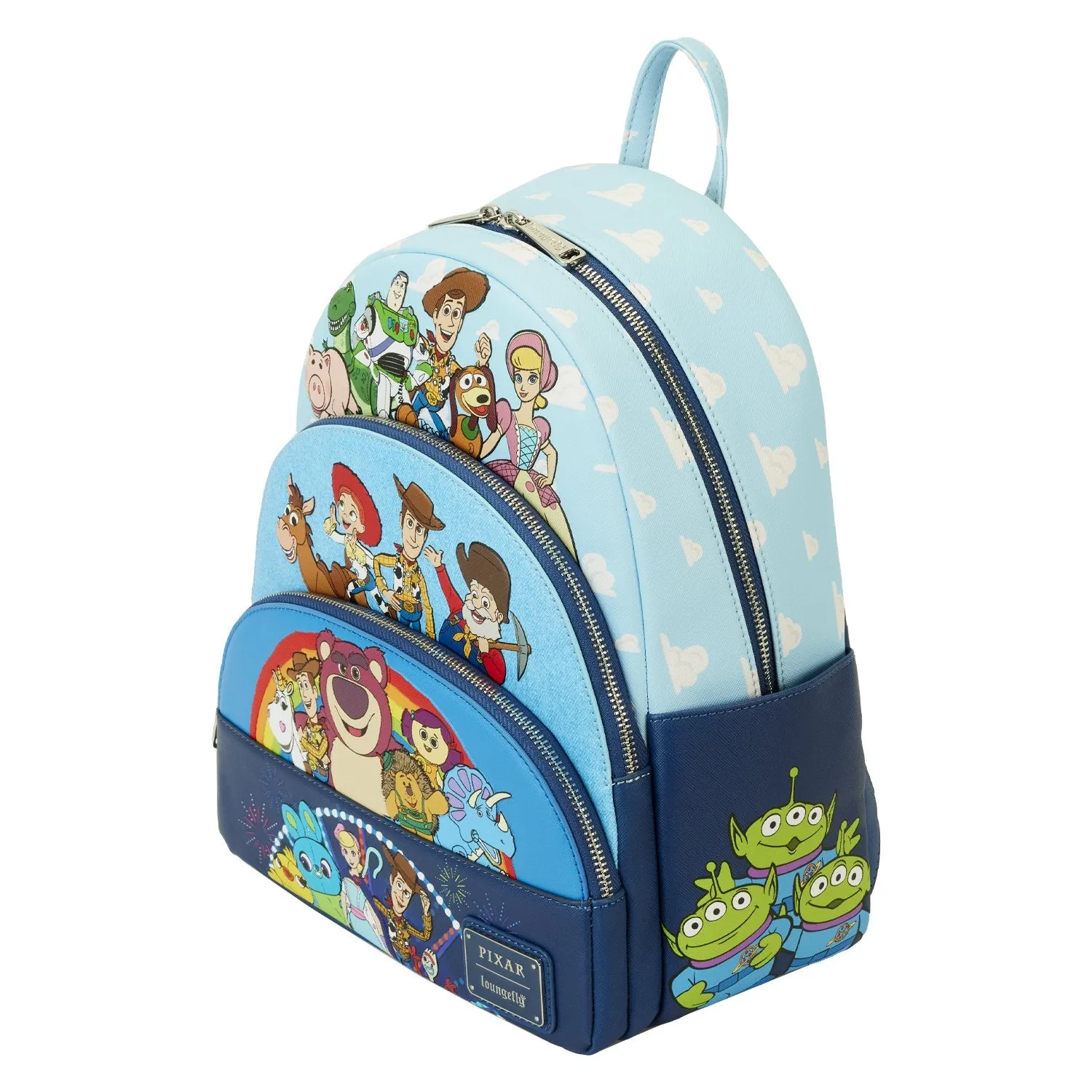 Loungefly Pixar Toy Story Movie Collab Triple Pocket Mini Backpack