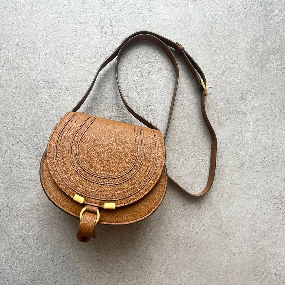 Marcie Mini Satchel, Pottery Brown