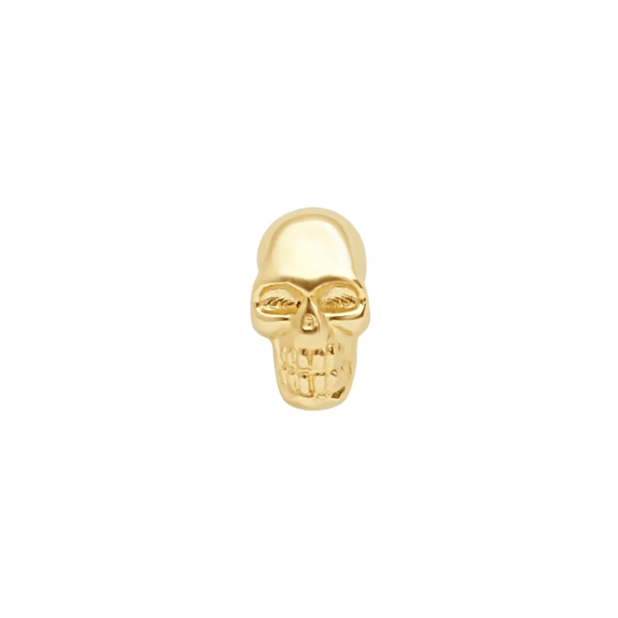 Minimalist Skull Flat Back Stud