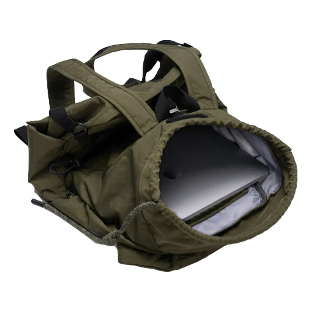 NIID NIID VIA CONVERTIBLE BACKPACK 9-28L-OLIVE