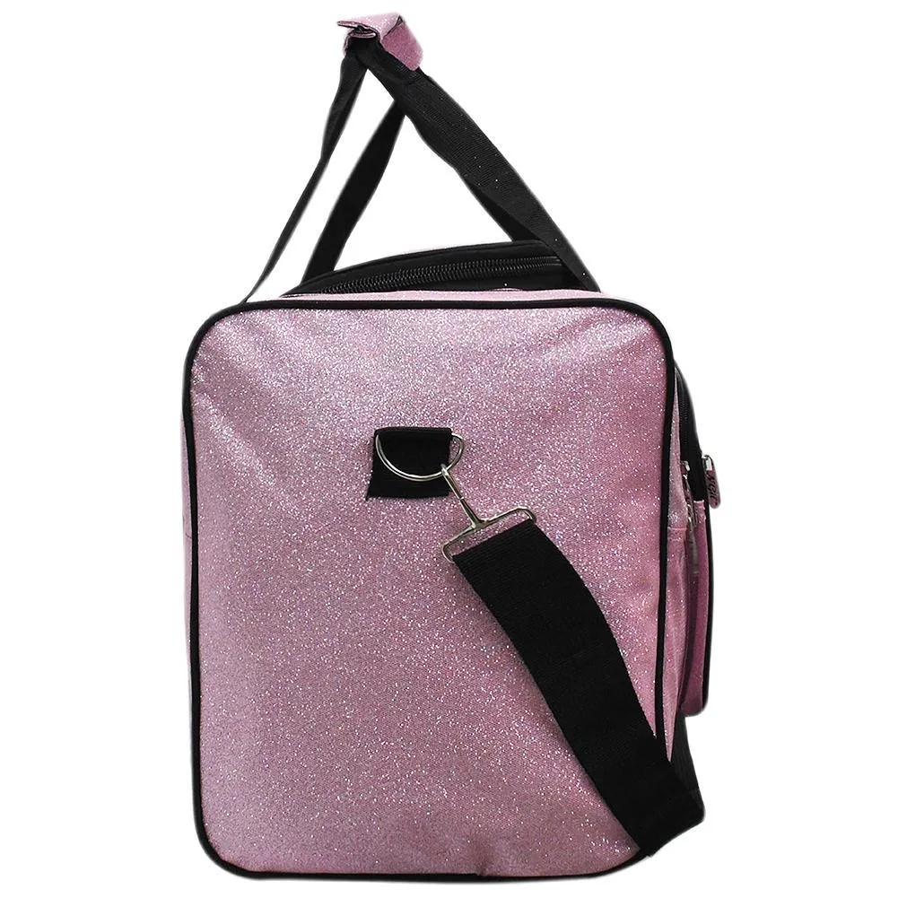 Pink Glitter NGIL Canvas 23 Duffle Bag