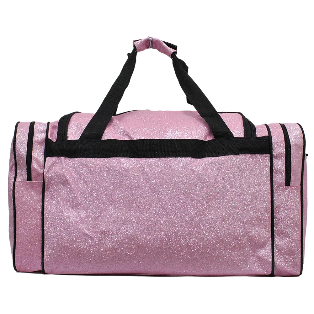 Pink Glitter NGIL Canvas 23 Duffle Bag