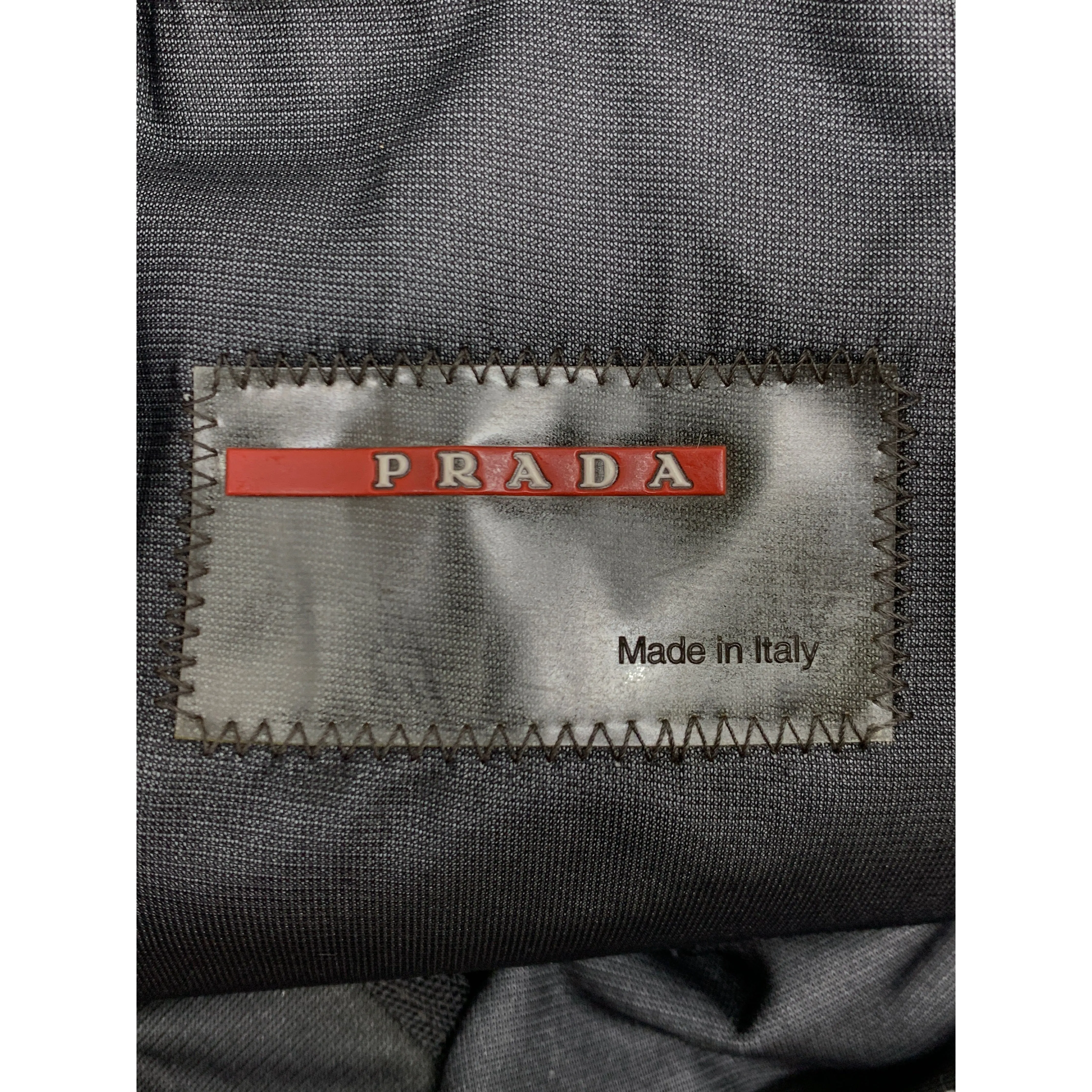 #PRADA SPORT/Boston Bag/GRY/Nylon