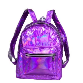 Purple Shiny Backpack