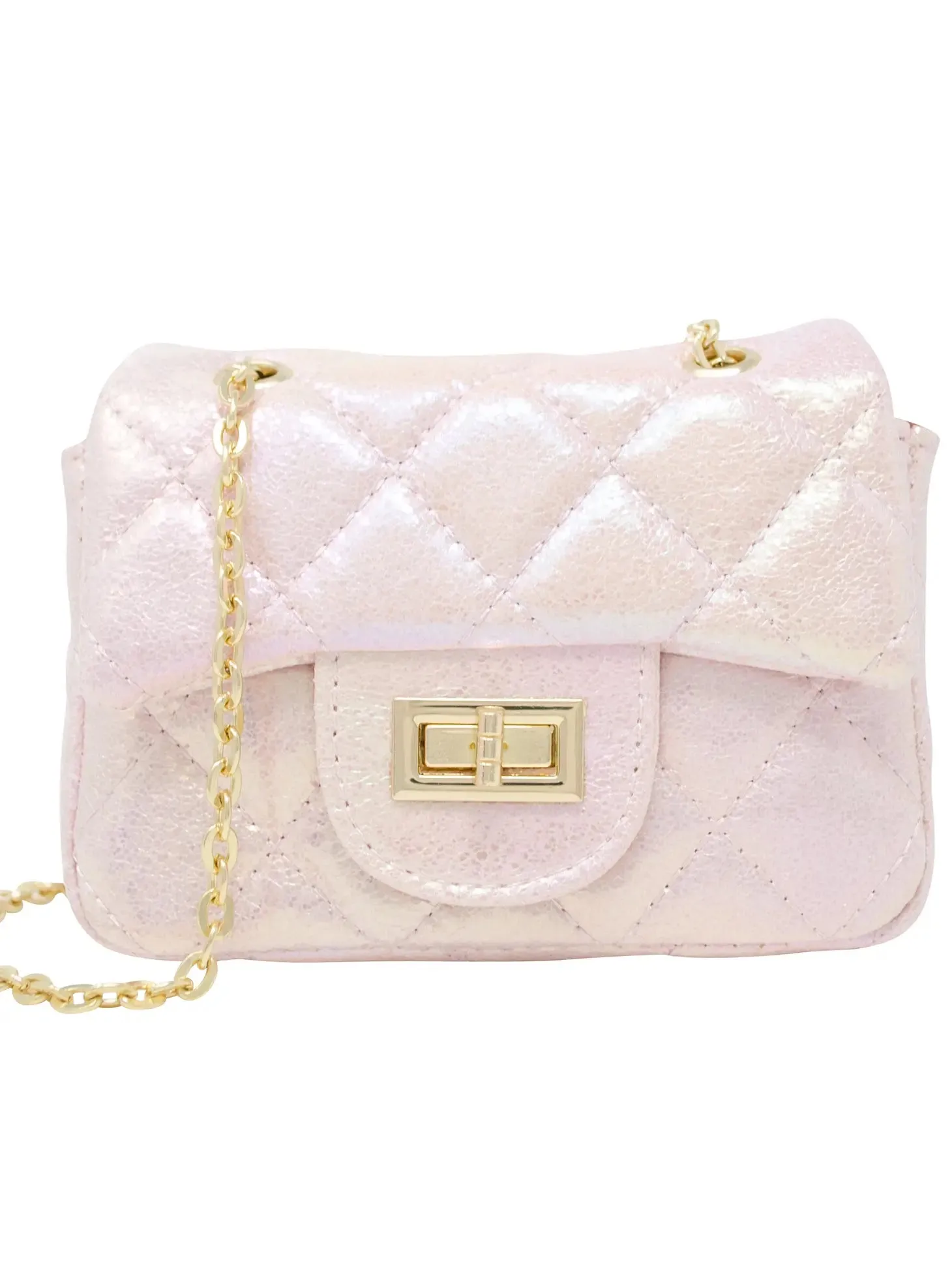 Purse - Quilted Pearl Metallic