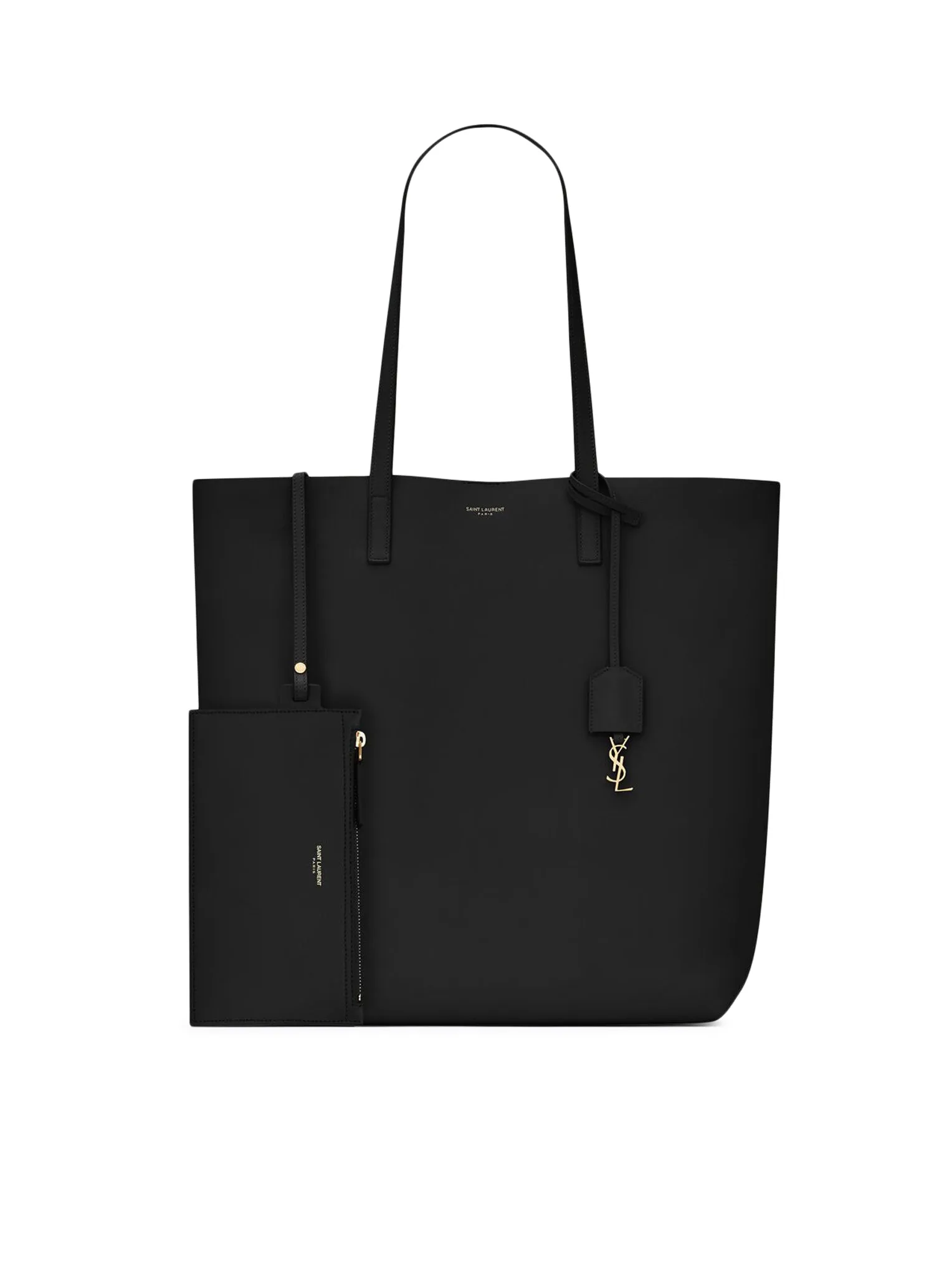 SAINT LAURENT N / S SHOPPING BAG IN LEATHER