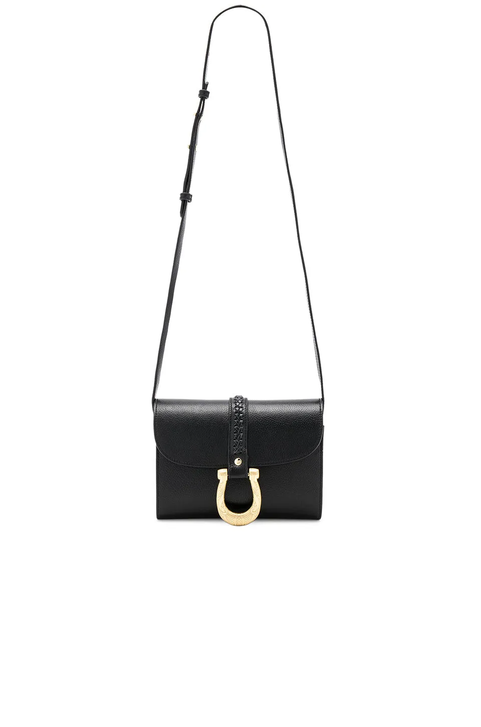 Sancia Maela Mini Black Leather Bag