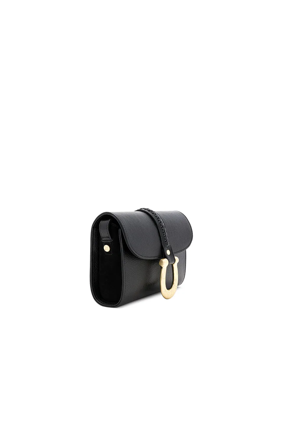 Sancia Maela Mini Black Leather Bag