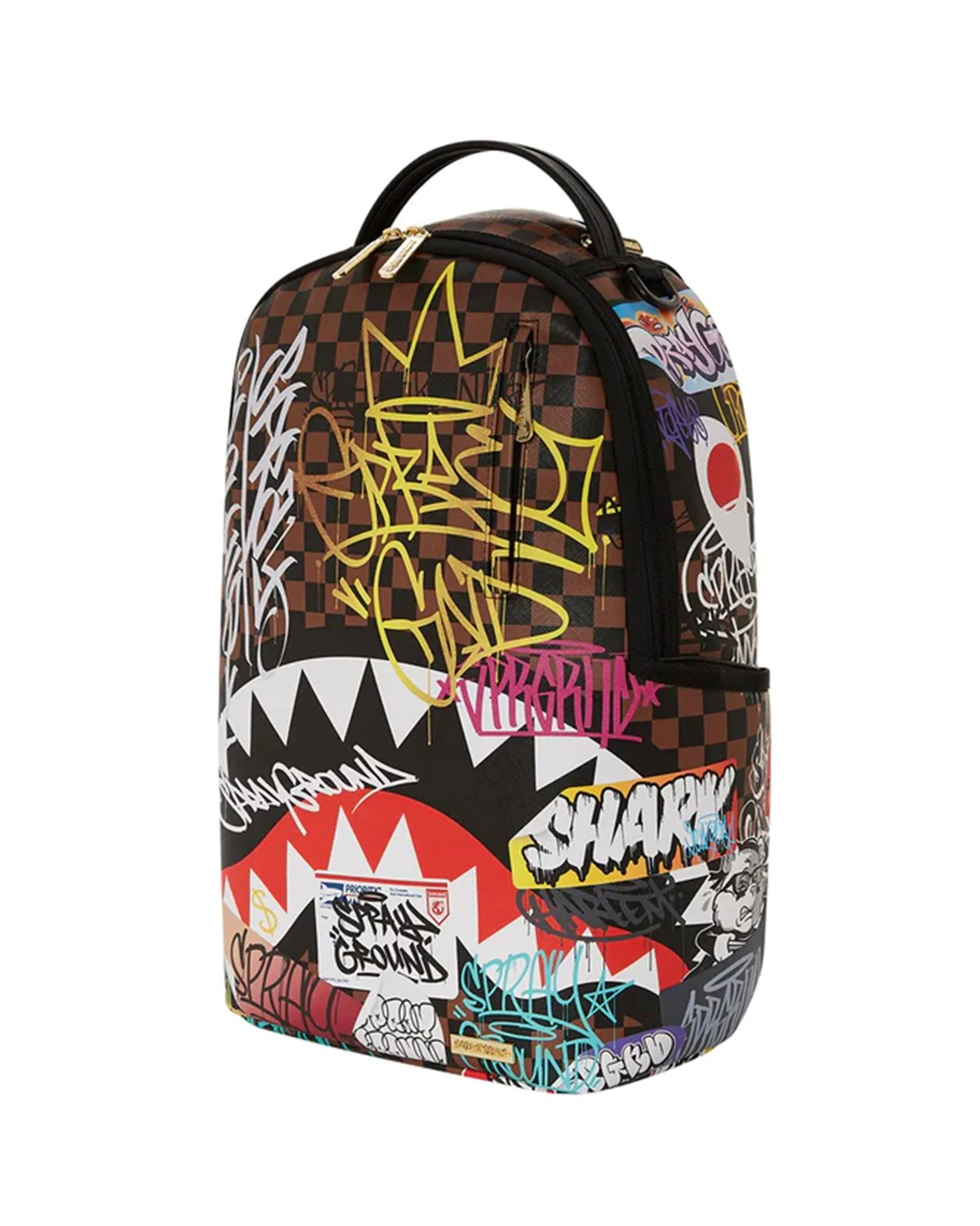 Sprayground Tagged Up Sharks In Paris Backpack