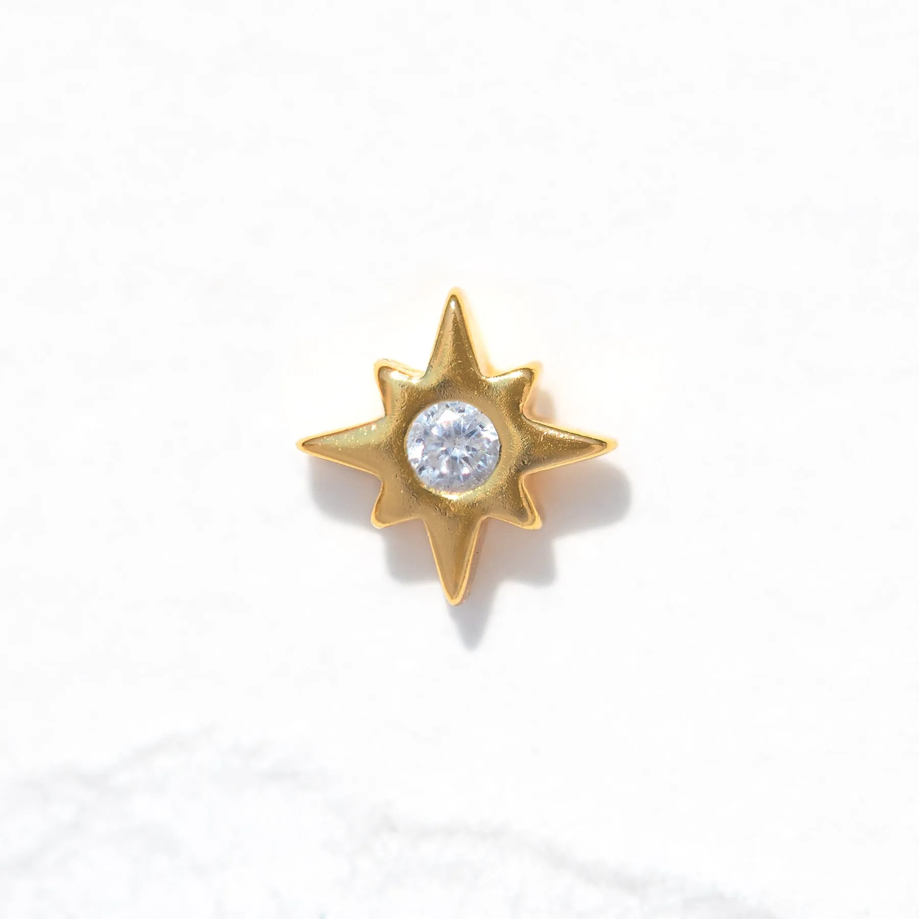 Star Bright Flat Back Earring