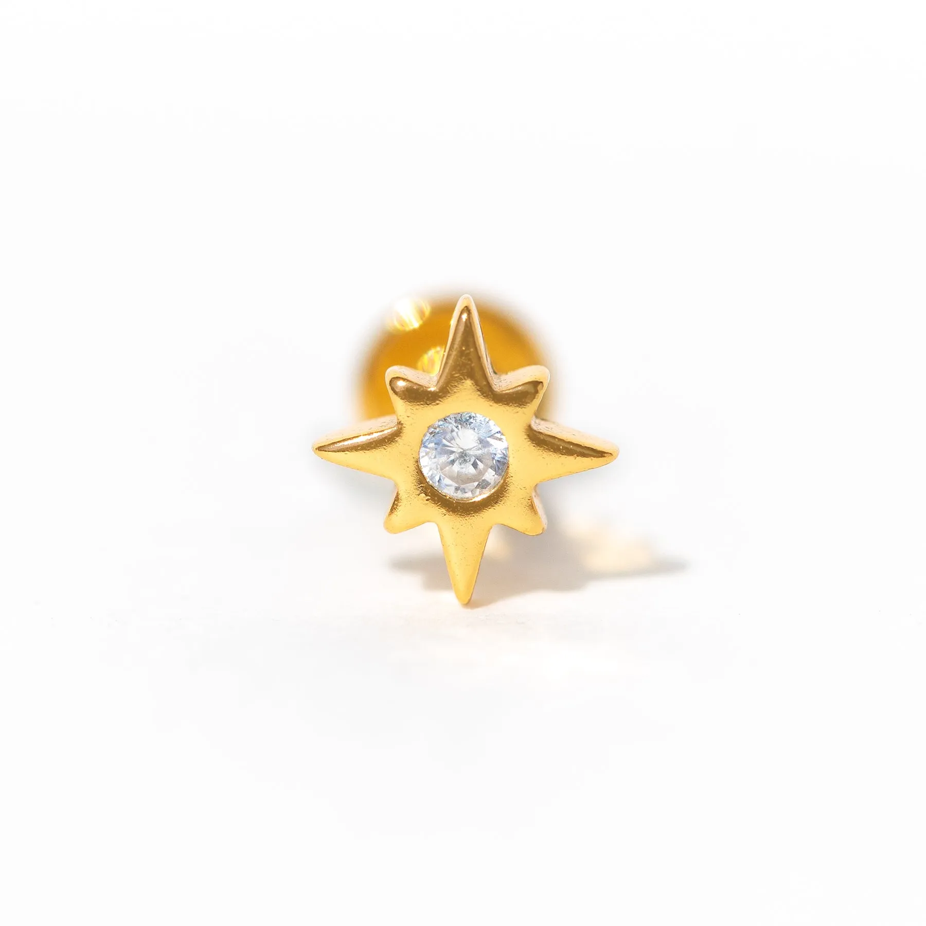 Star Bright Flat Back Earring