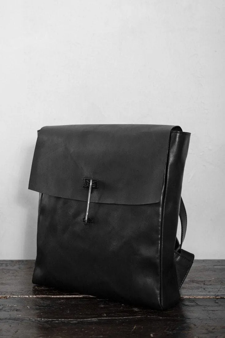 Tagliovivo | Doctor Backpack | Edler Leder Rucksack in schwarz