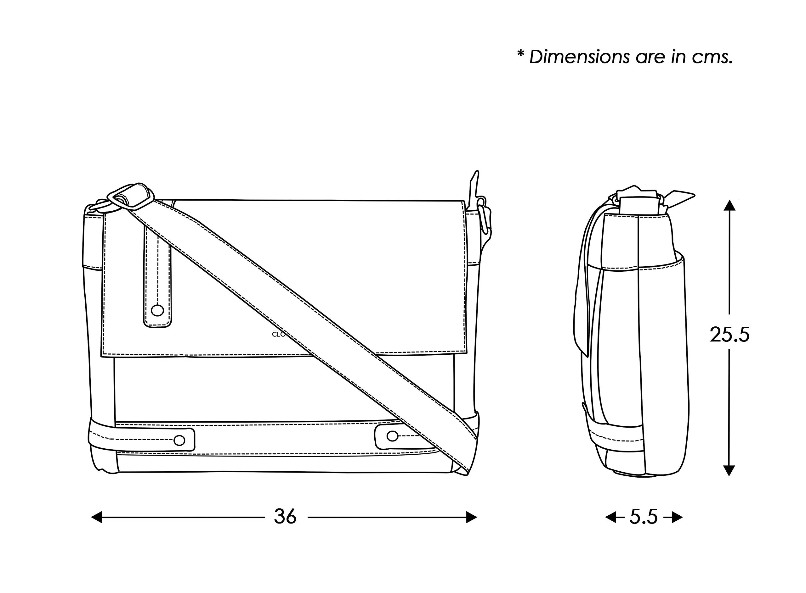 THE CLOWNFISH 13 & 14 inch Leather Briefcase | Messenger Bag | Laptop Bag | Briefcase | (Black)