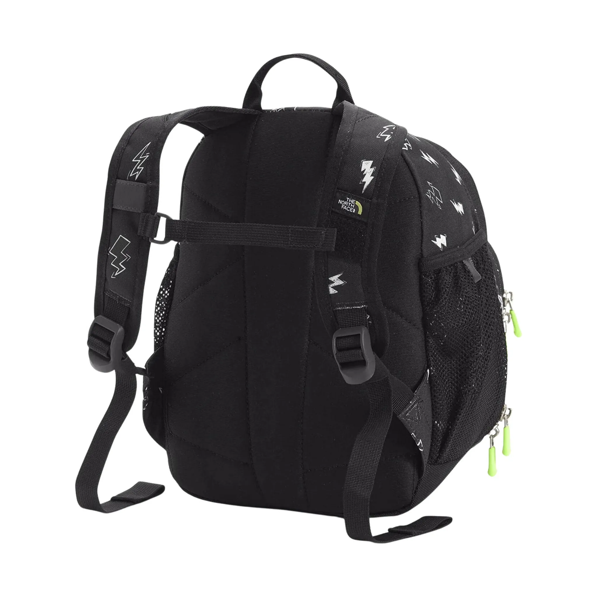 The North Face Sprout Mini Backpack - TNF Black Thunder Bolts Print/Sharp Green