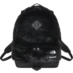 TNF FAUX FUR BACKPACK-BLACK