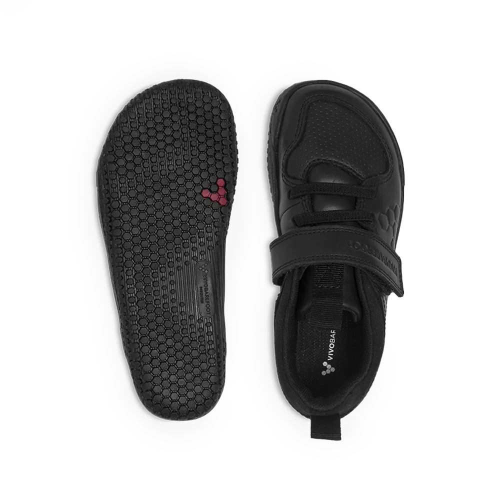 Vivobarefoot Primus Ludo School Preschool Obsidian