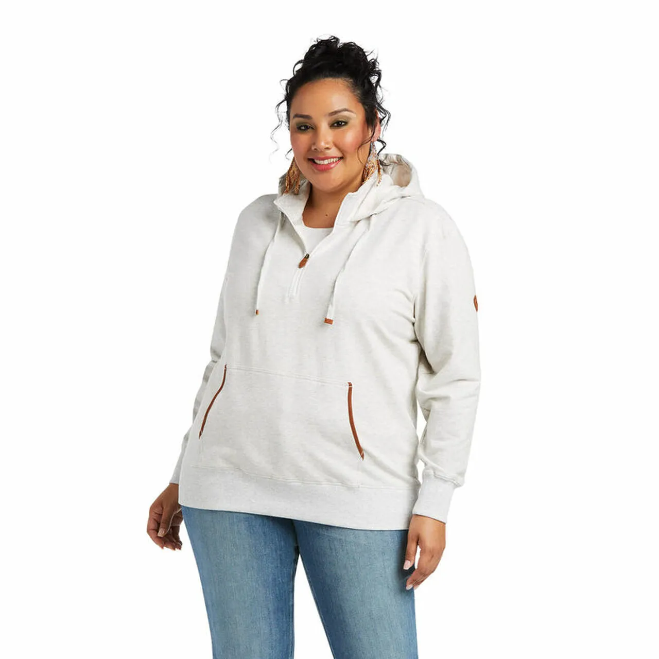 Women's Ariat Women's REAL Elevated 1/4 Zip Pullover Hoodie