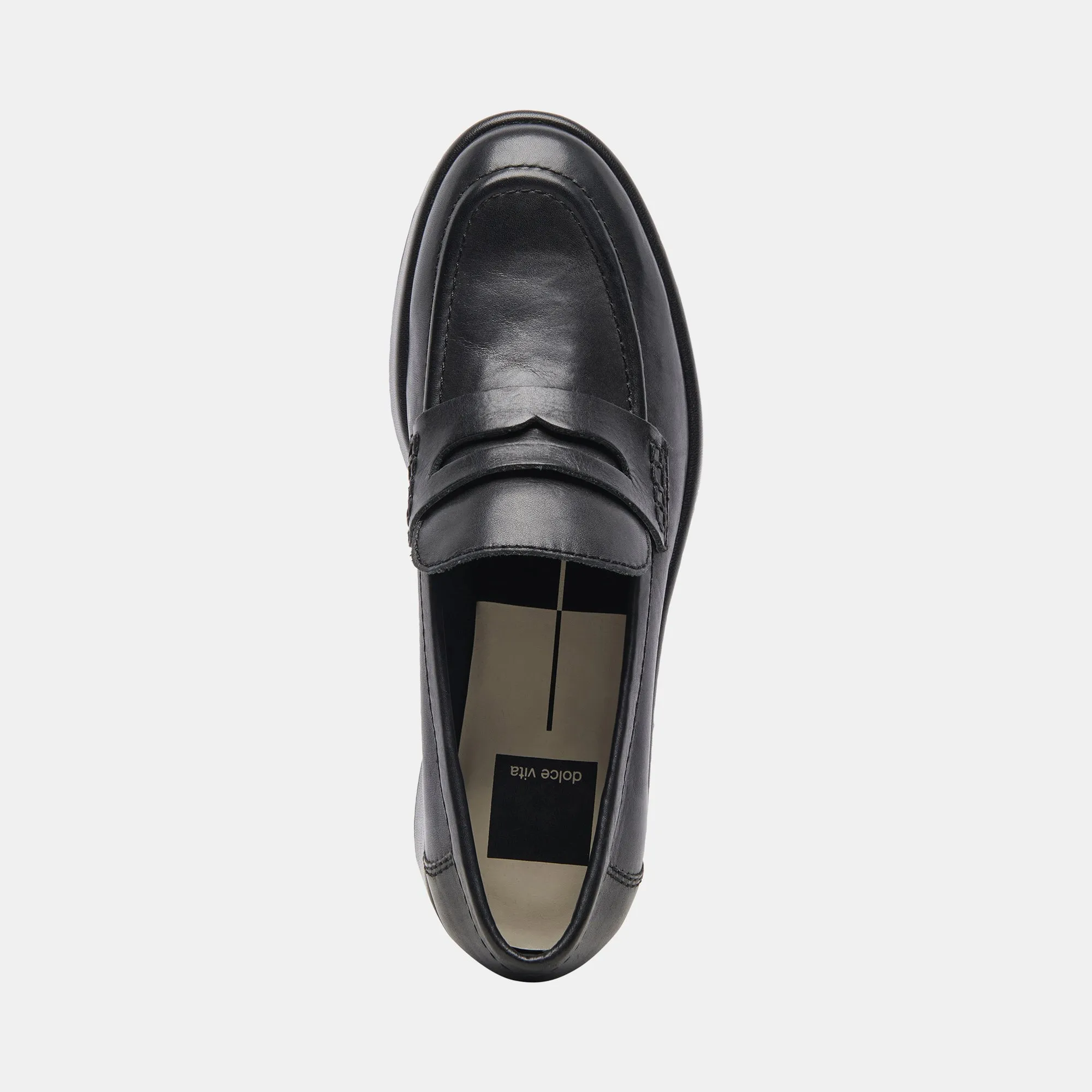 YANNI LOAFERS BLACK LEATHER